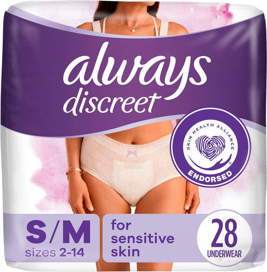 Always Discreet Sensitive Underwear - Maximum Protection 28ct