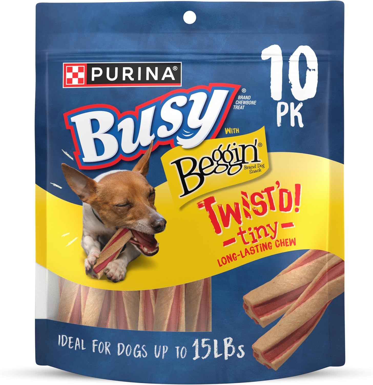 Purina Busy with Beggin Twistd Tiny Dog Chew Bone Treats Review