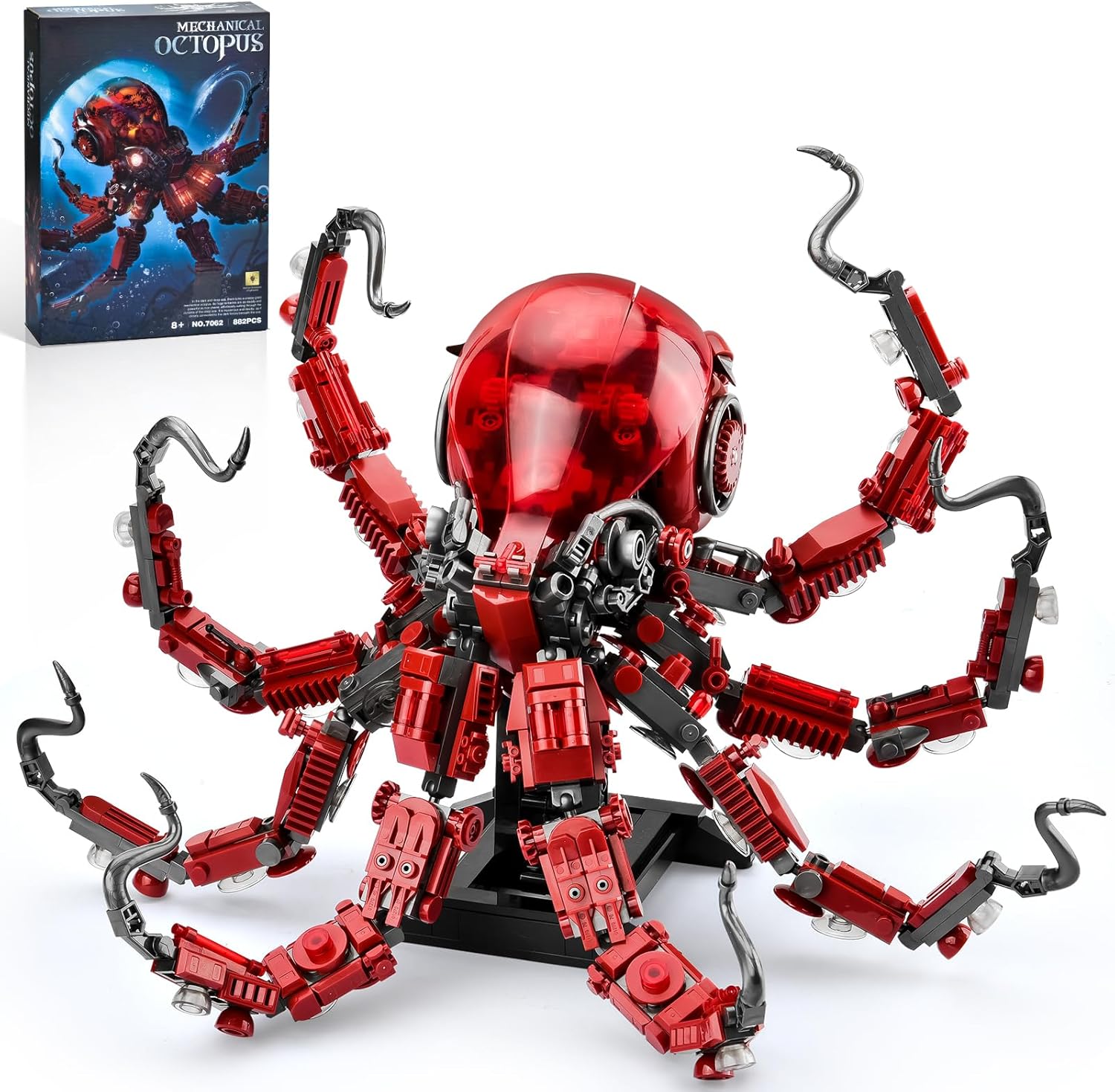Mechanical Octopus Building Set for Ocean Animal Lovers