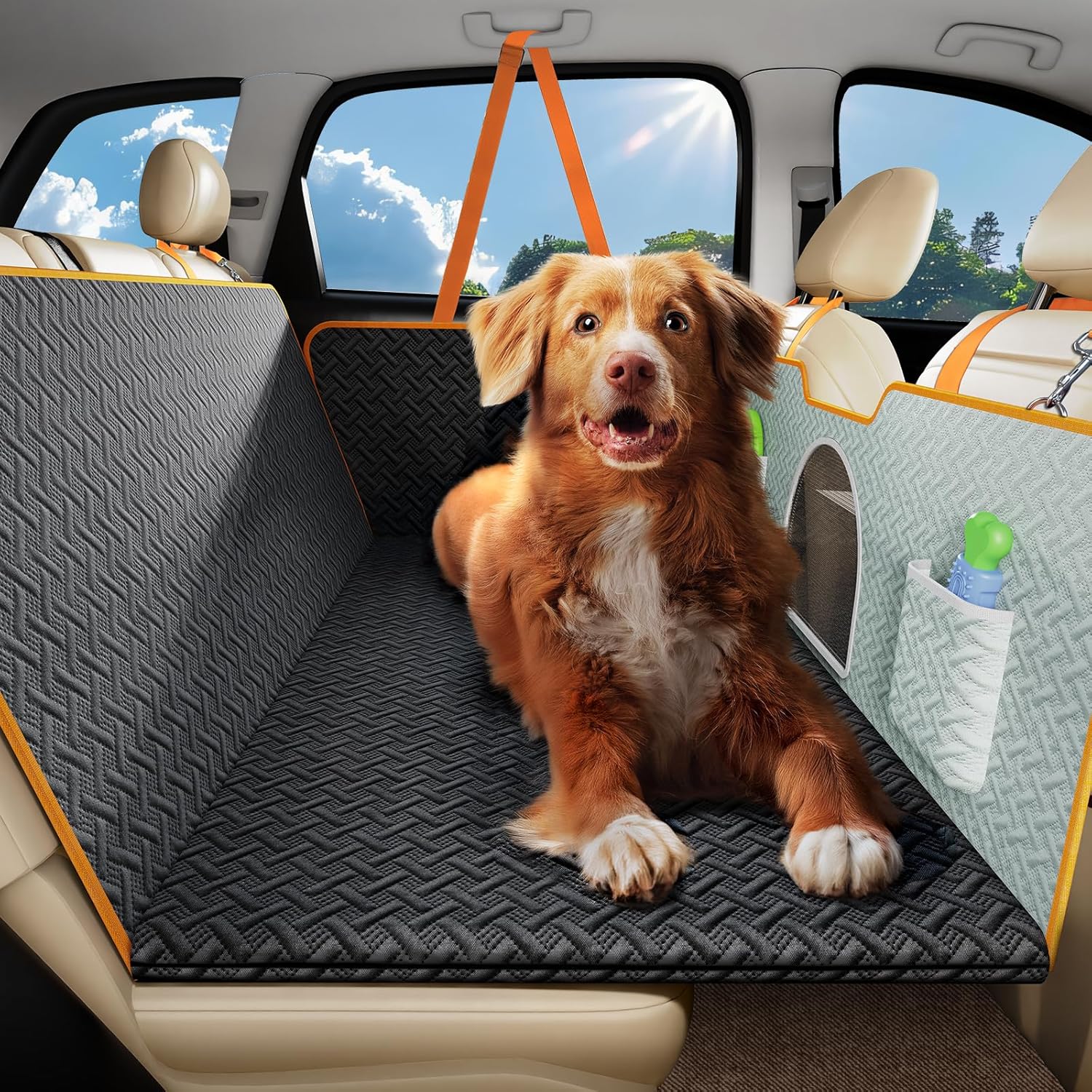 oneisall Dog Car Seat Extender: 500lbs Capacity, Waterproof & Sturdy