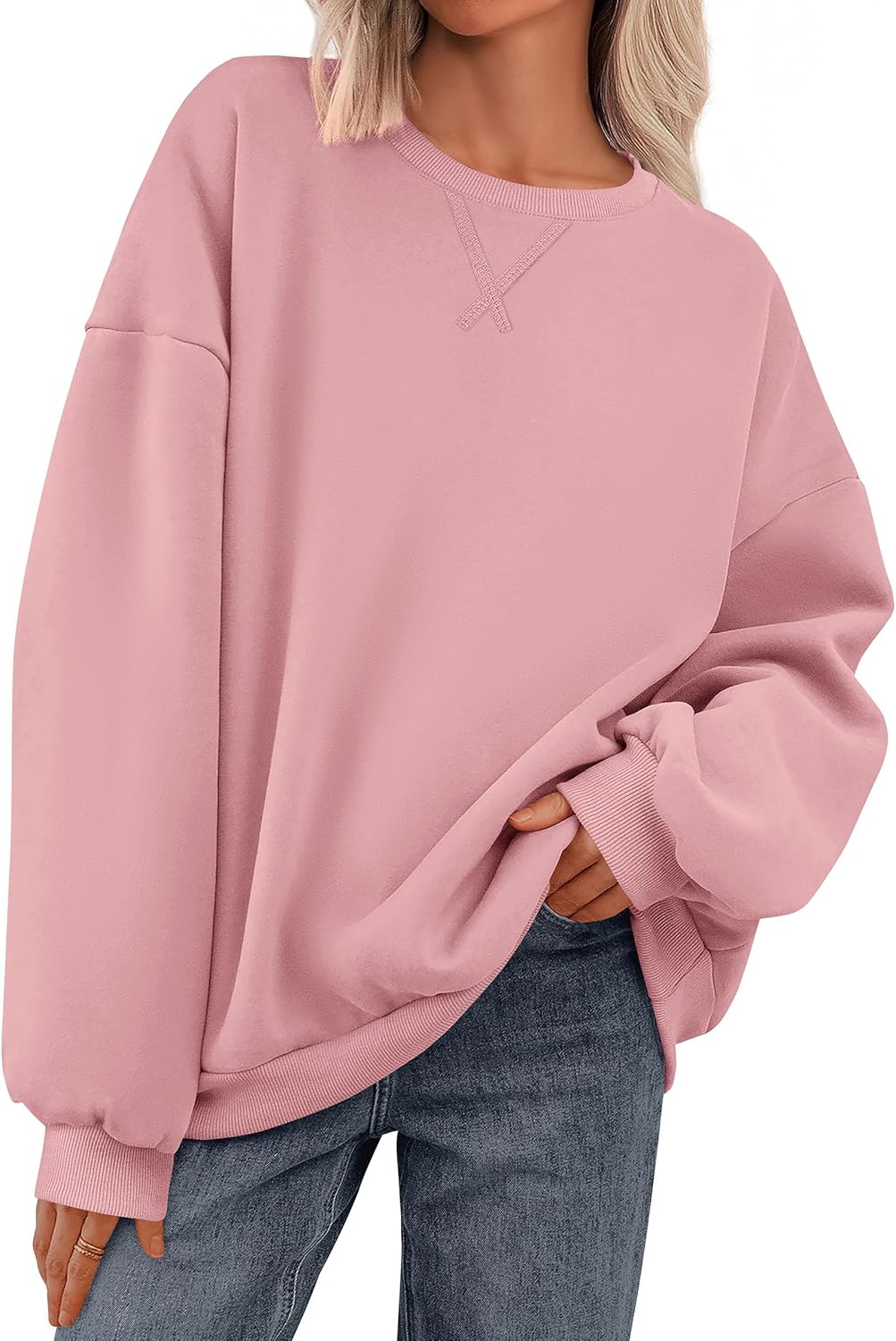 Oversized Sweatshirt for Women by PRETTYGARDEN - Cozy Fall Style