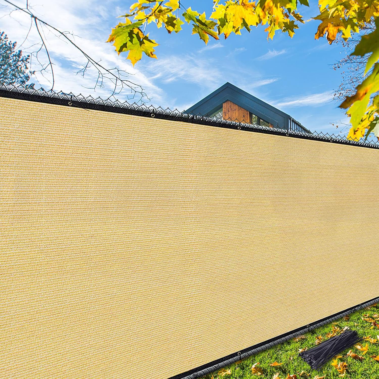 iCover 5x50ft Privacy Screen Fence for Outdoor Spaces and Gardens