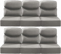 Luxury 6-Inch Smile Patio Cushions for Outdoor Furniture Set