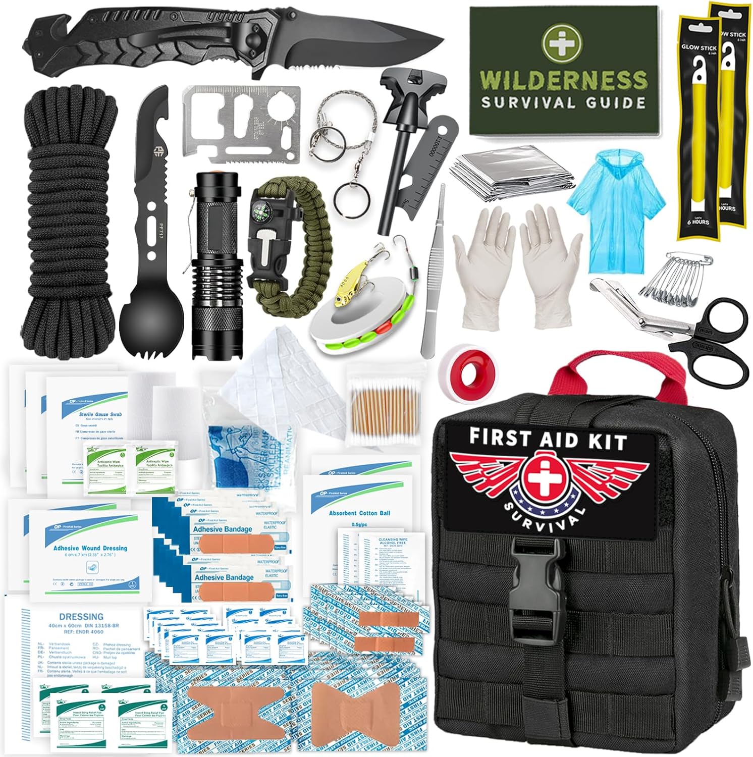 Survival Kit 14 in 1 for Men, Perfect Gifts for Dad and Husband