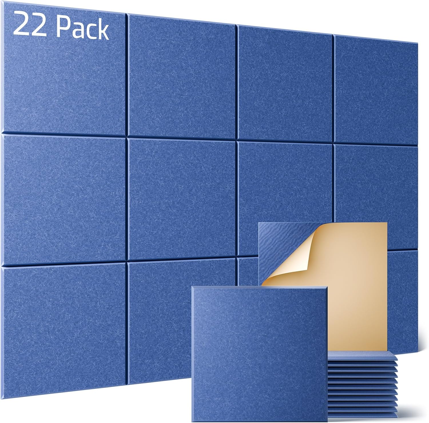 Sonicism 22 Pack Acoustic Wall Panels for Soundproofing Spaces