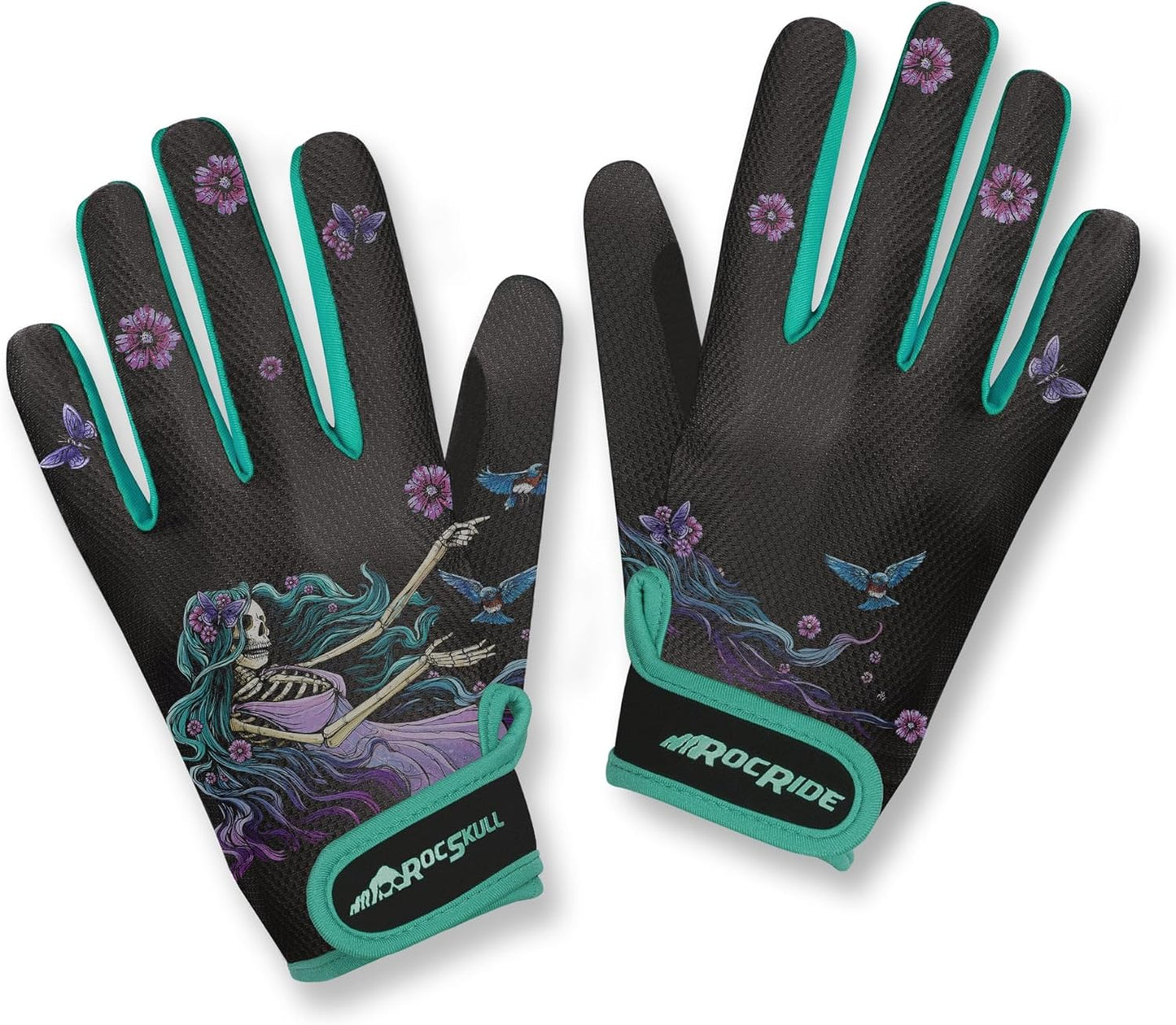 RocRide Gel Padded Cycling Gloves - Full Finger Comfort!