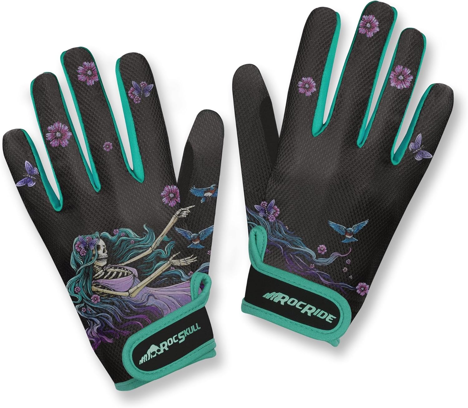 RocRide Gel Padded Cycling Gloves - Full Finger Comfort!