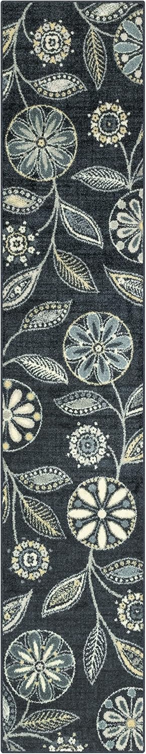 Maples Rugs Reggie Floral Runner Rug - Vibrant Bohemian Design