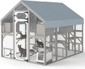 Large Catio for Multiple Cats Outdoor Walk-In Enclosure - Spacious