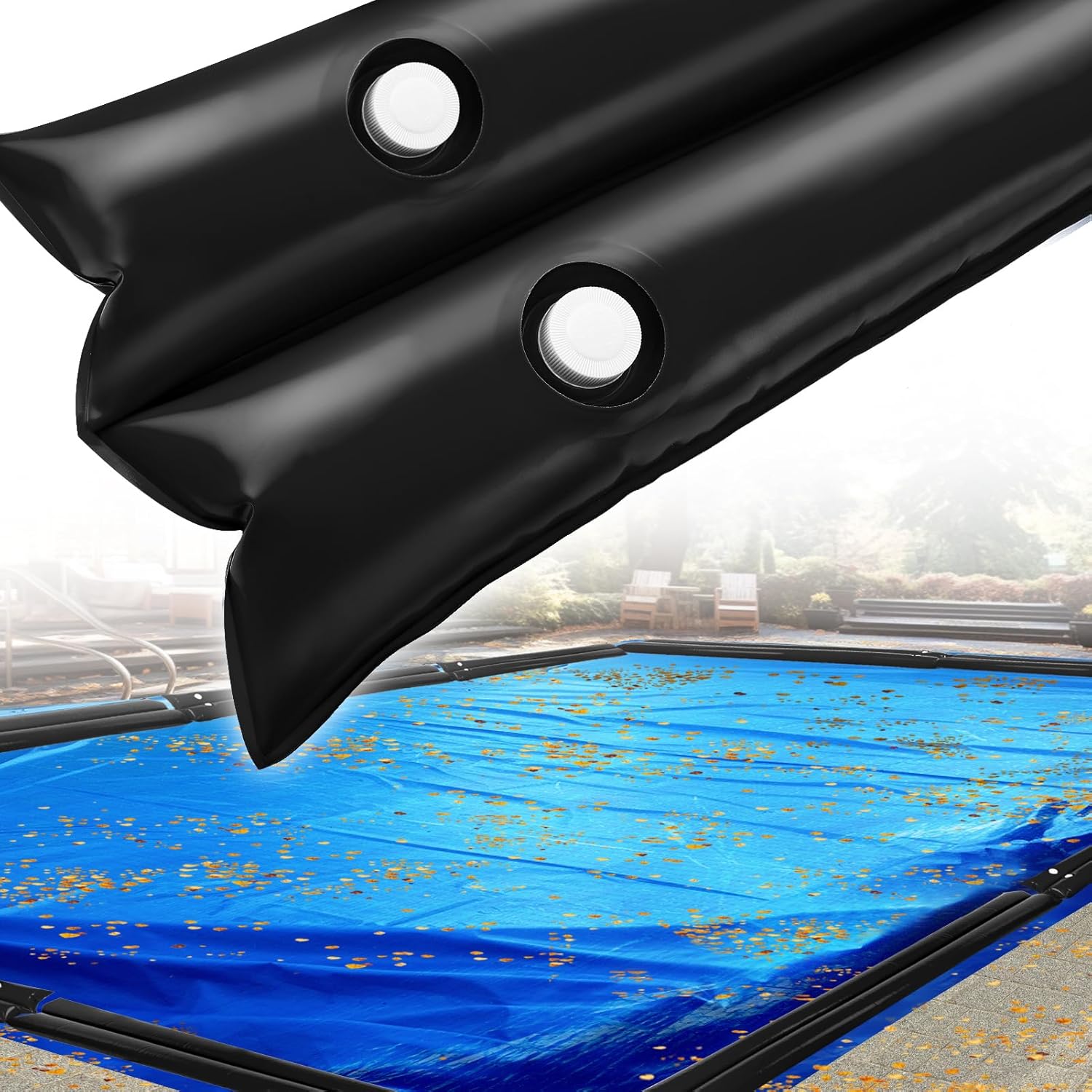 10ft Heavy-Duty Pool Cover Water Bags for Winter Protection