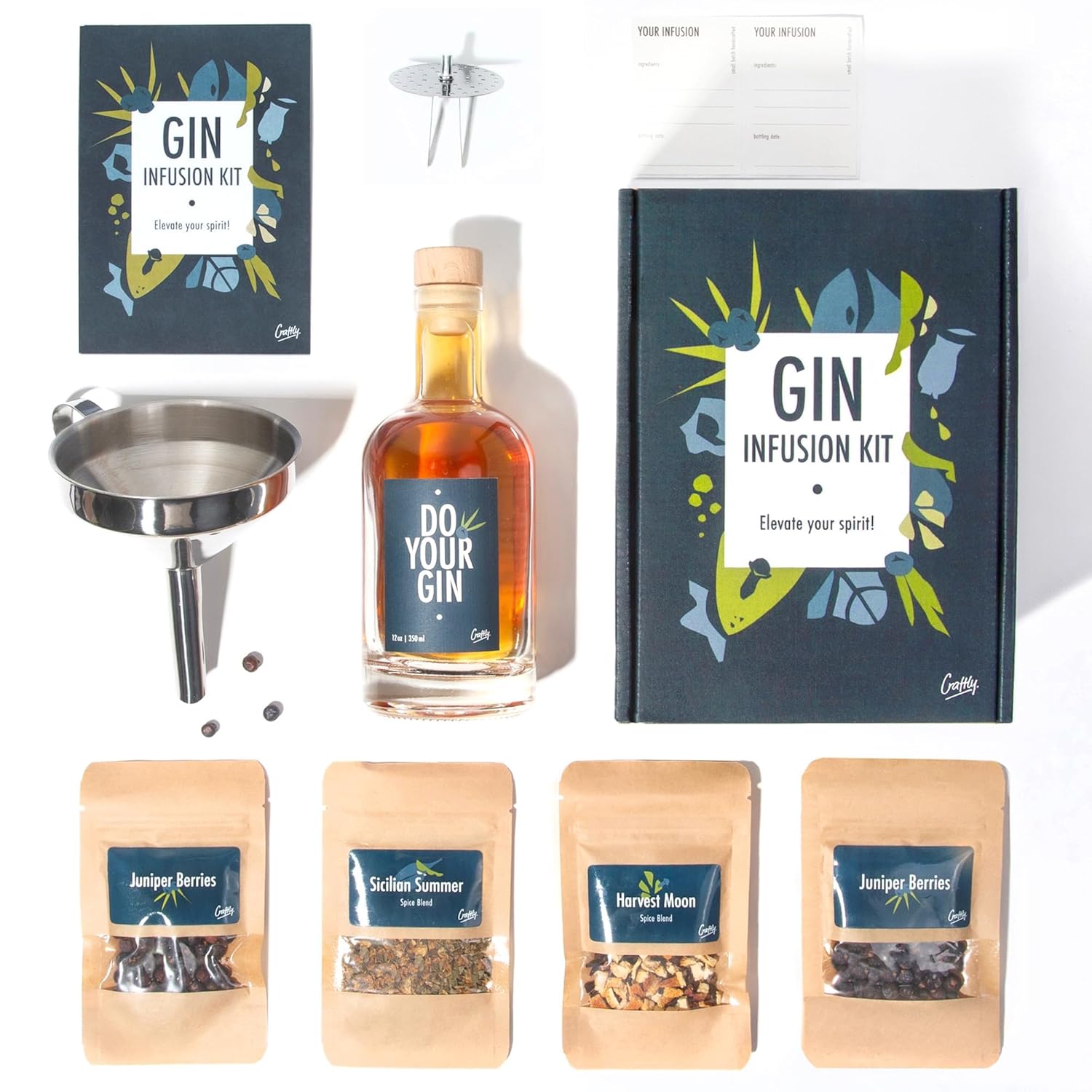 Craftly Gin Infusion Kit | Botanicals & Spices