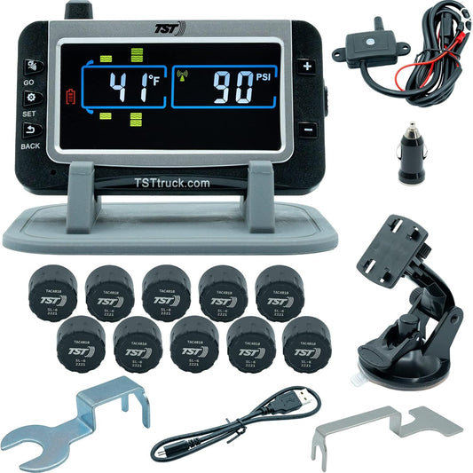 TST 507 TPMS with 10 Sensors for Enhanced Tire Monitoring