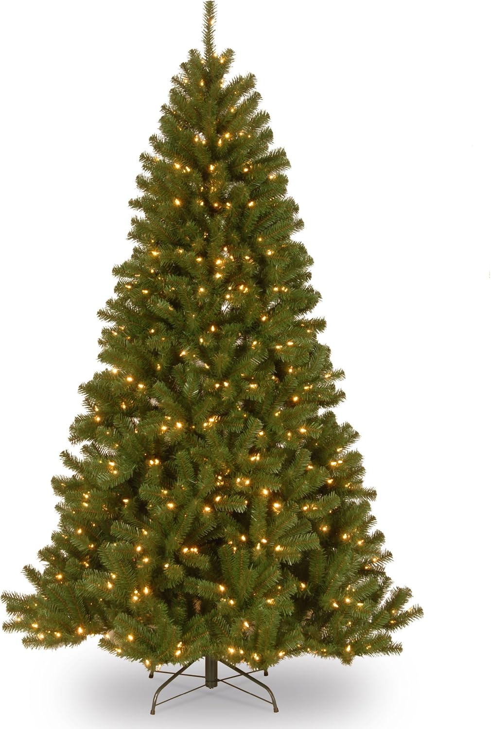 7 ft Pre-Lit North Valley Spruce Artificial Christmas Tree Review