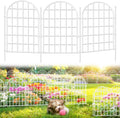 32.5ft x 22in Arched No Dig Garden Fence - Durable Animal Barrier
