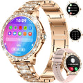 LIGE Smart Watch for Women 1.32in HD Diamonds Luxury Smartwatch