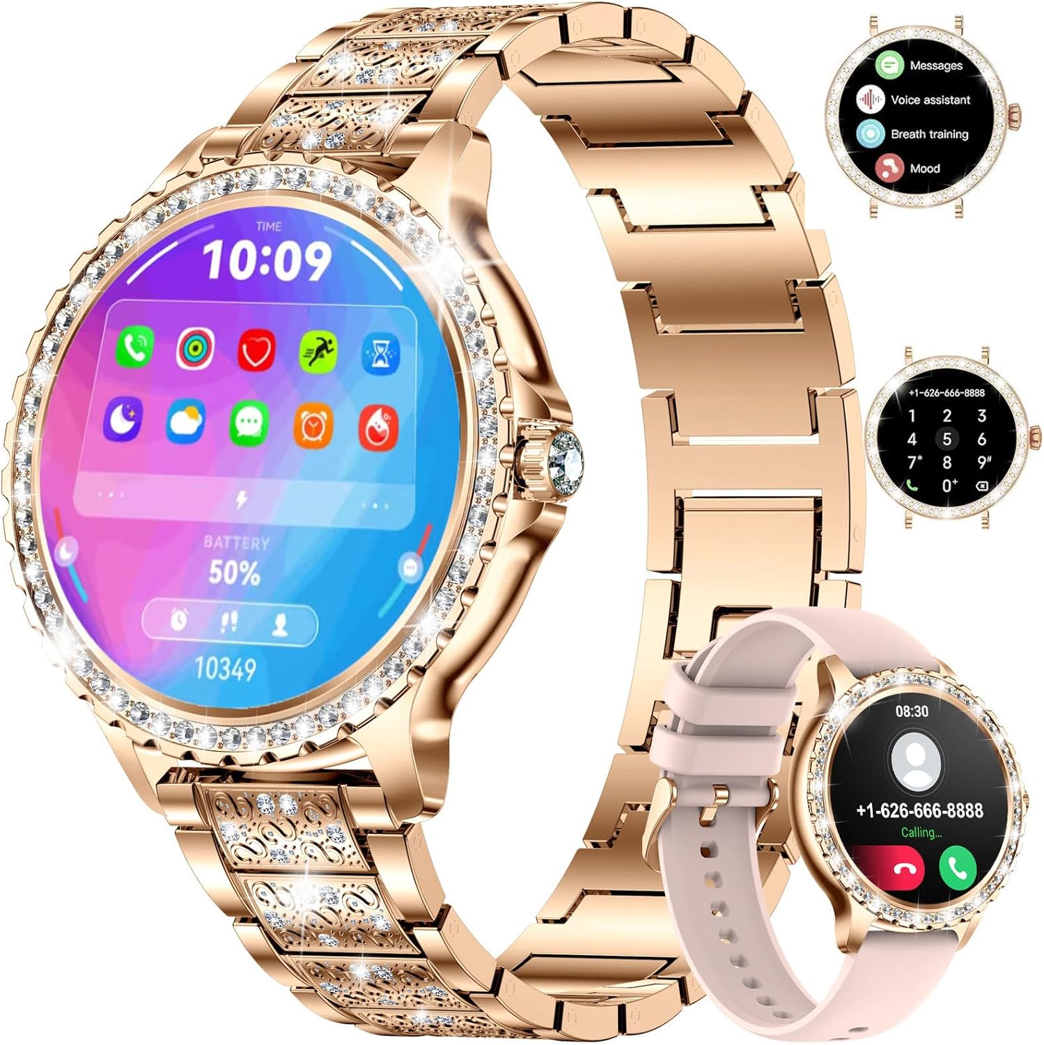 LIGE Smart Watch for Women with Luxury Design and Fitness Features