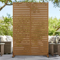 72 in H 47 in W Metal Privacy Screen - Decorative Outdoor Panels