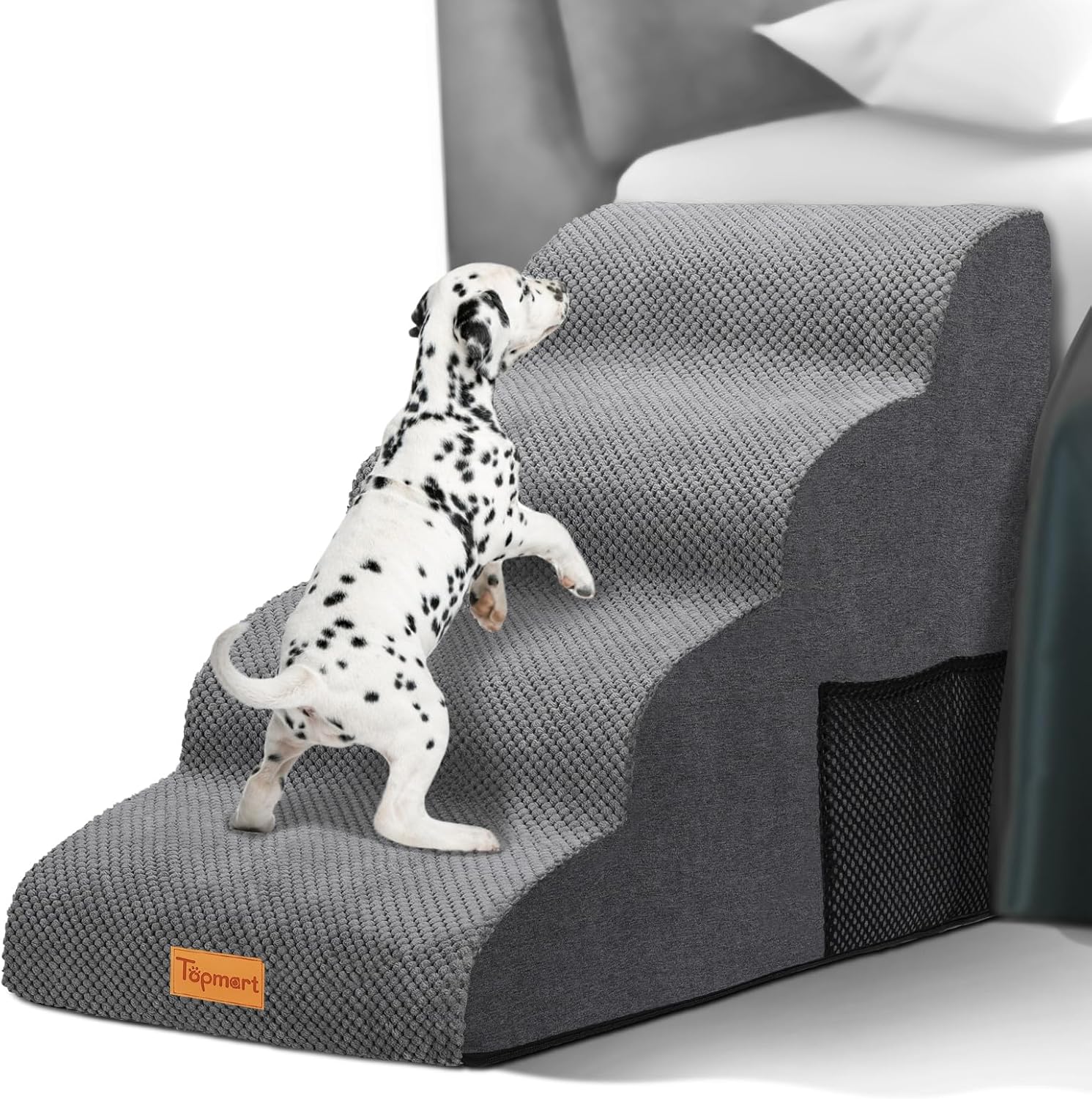 Topmart High Density Foam Dog Steps for Older Pets and Cats