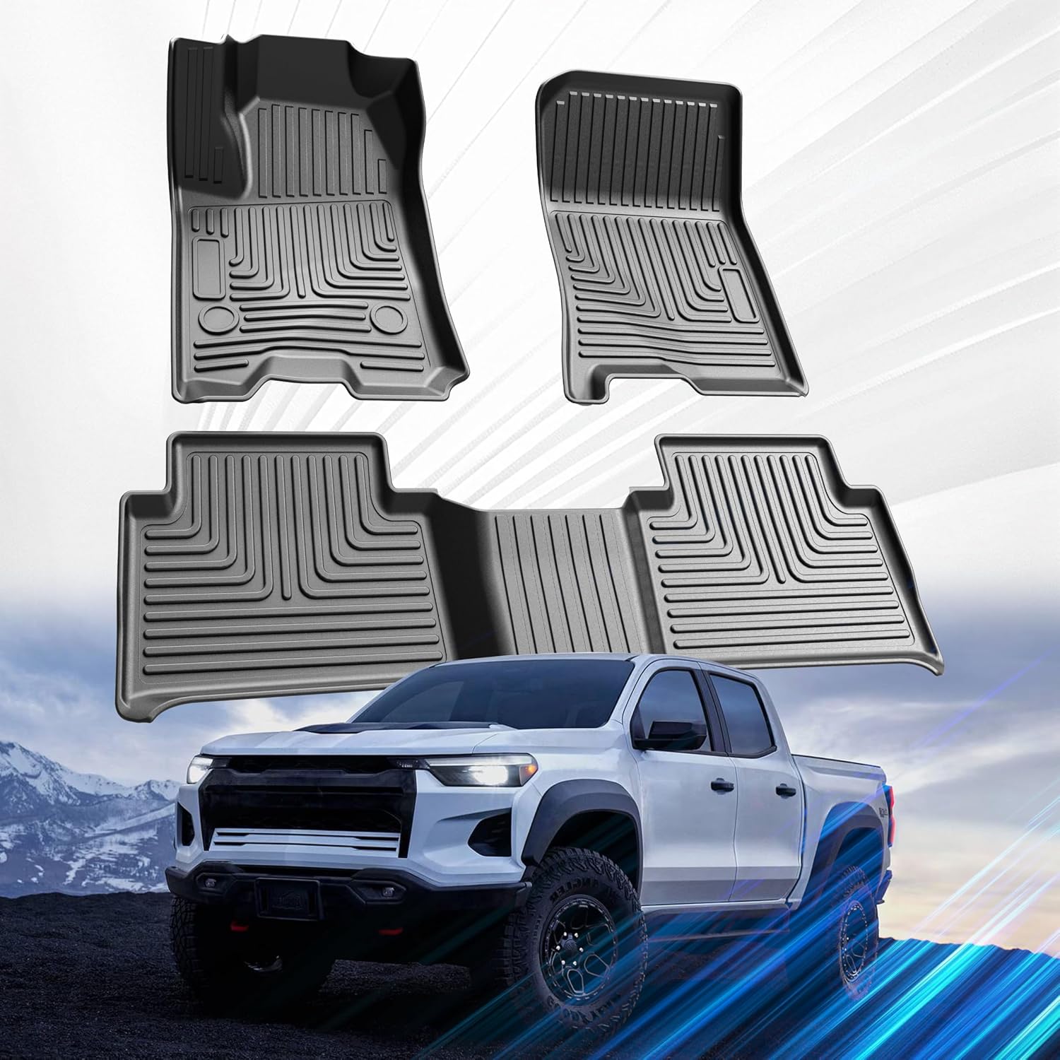 Custom Fit Car Floor Mats for Chevrolet Colorado 2023-2025
