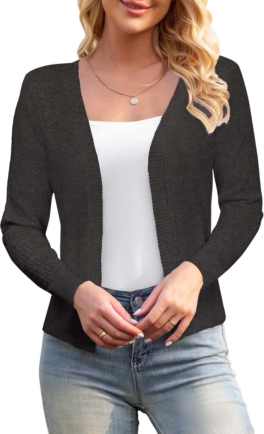 Women's 3/4 Sleeve Cropped Cardigan Sweaters for All Occasions