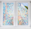 STATINT Stained Glass Window Clings - Rainbow Static Cling Vinyl Film