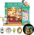 Rolife DIY Miniature House Kit Alice's Tea Store - Detailed Build