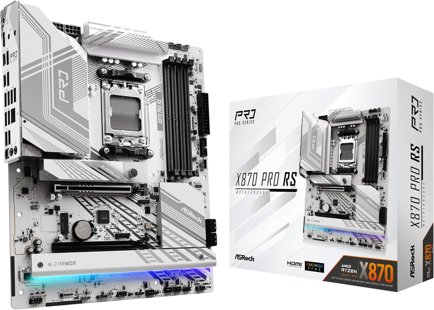 ASRock X870 Pro RS Motherboard with Advanced Features for Gamers