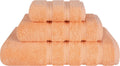 American Soft Linen Premium 3 Piece Towel Set - Plush 600 GSM Peach