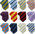 Adulove Men's Necktie Classic Silk Tie Woven Jacquard - 12 Pack