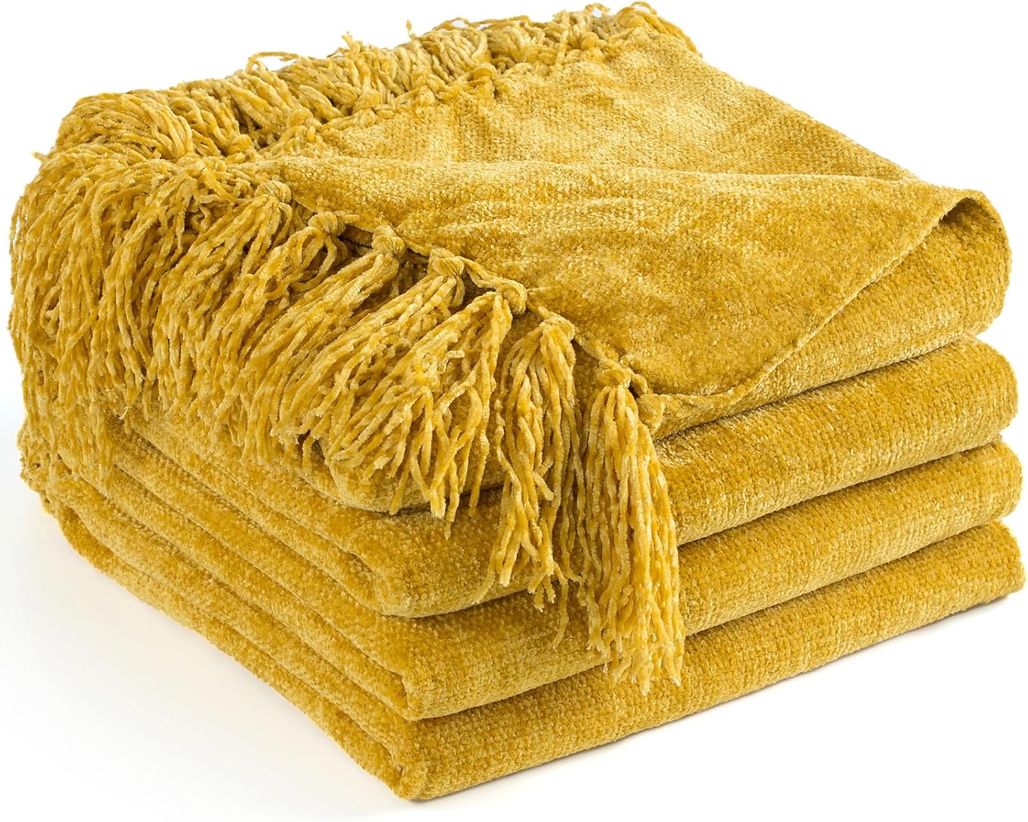 Chenille Throw Blanket for Couch 60in x 80in Soft Cozy Throws