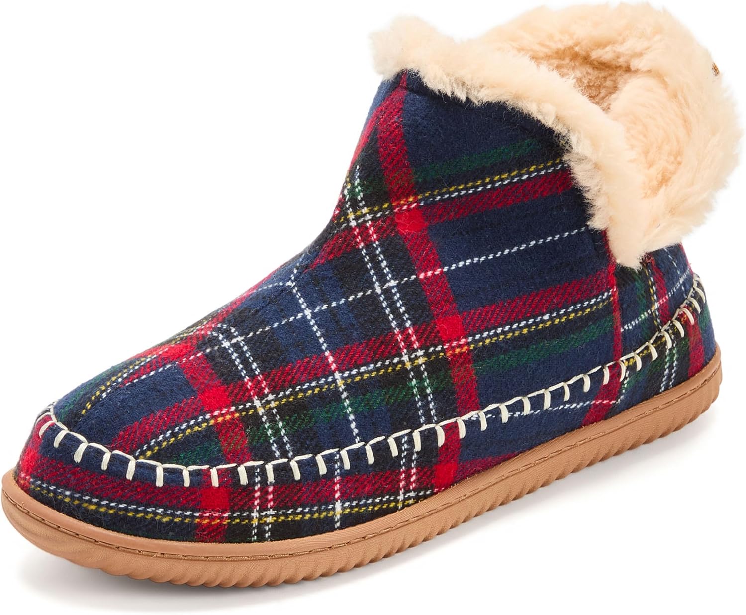 Dearfoams Men's Alpine Brixen Comfort Boot for Indoor/Outdoor Use
