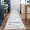 KOZYFLY Modern Abstract Kitchen Runner Rug 2x12 - Soft Washable Runner