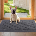 JSEI Dirt Trapper Door Mat 24x36 Non-Slip Washable Entryway Mats