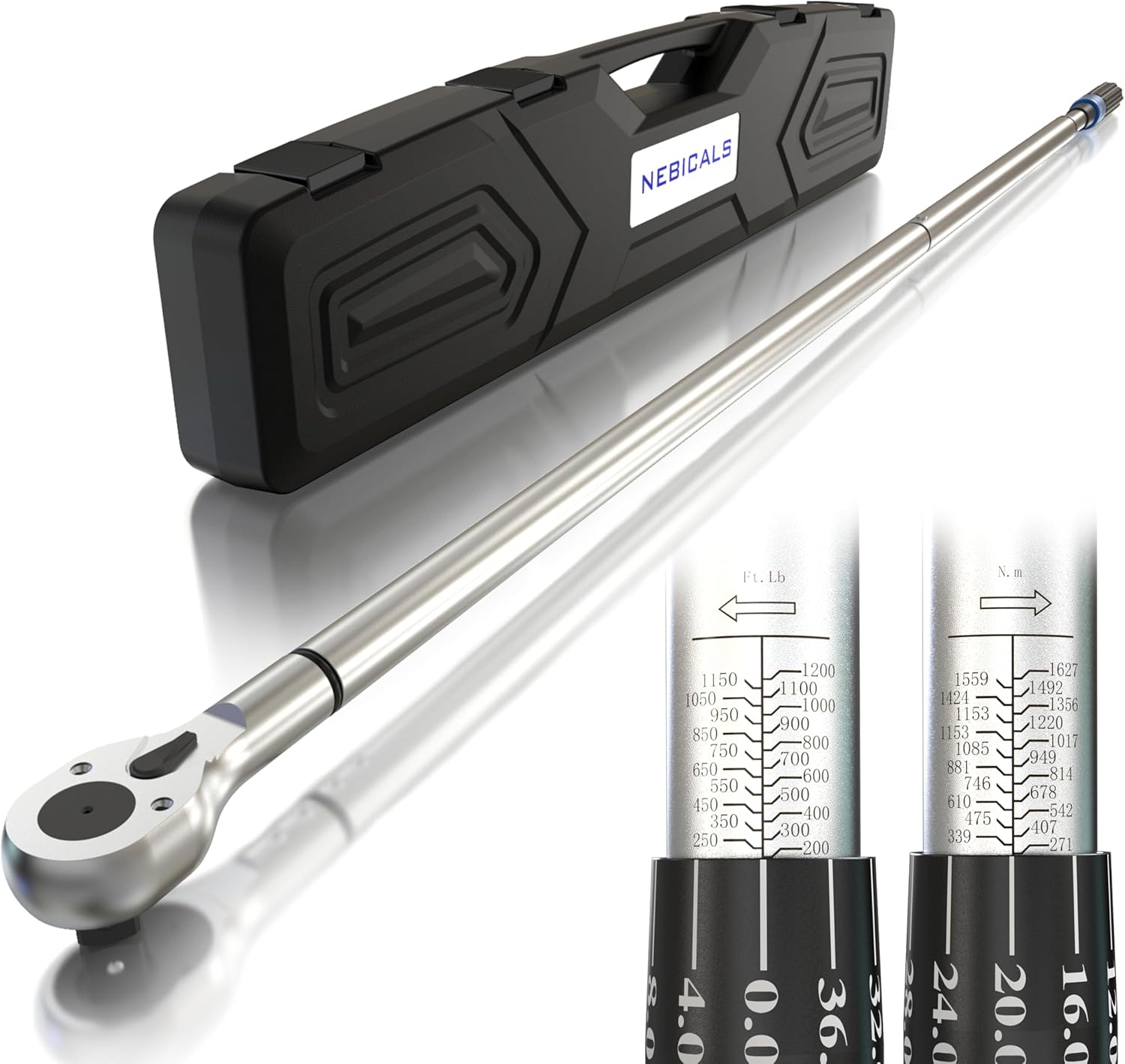 1 Inch Drive Torque Wrench for Heavy-Duty Applications