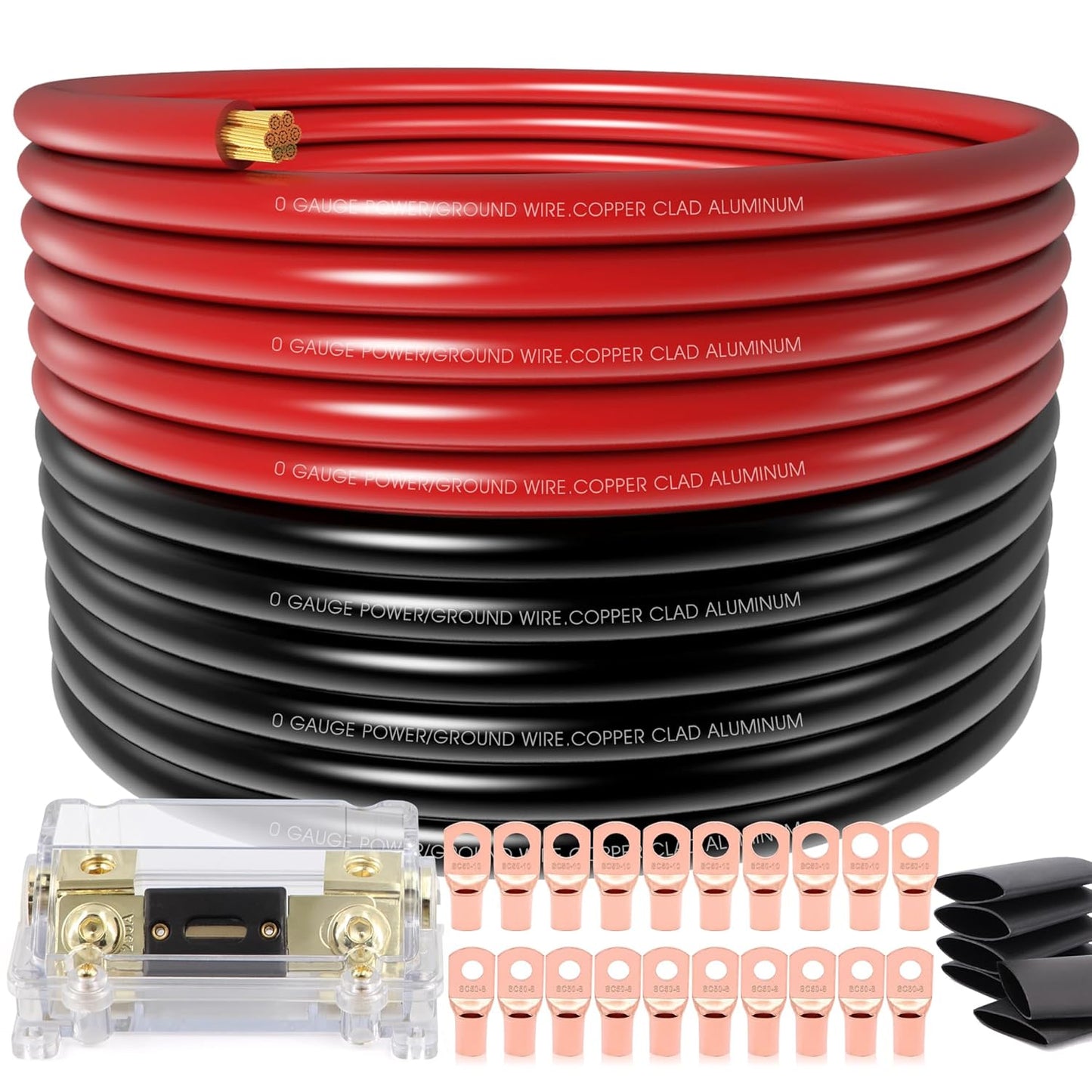 0 Gauge AMP Wire 40FT Battery Cable for Inverter and More