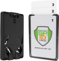 Bulk 20 Pack 3 Card Badge Holder - Heavy Duty Vertical Polycarbonate