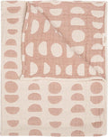 Crane Baby Moon Phase Cotton Baby Blanket 30 x 40 - Soft Muslin