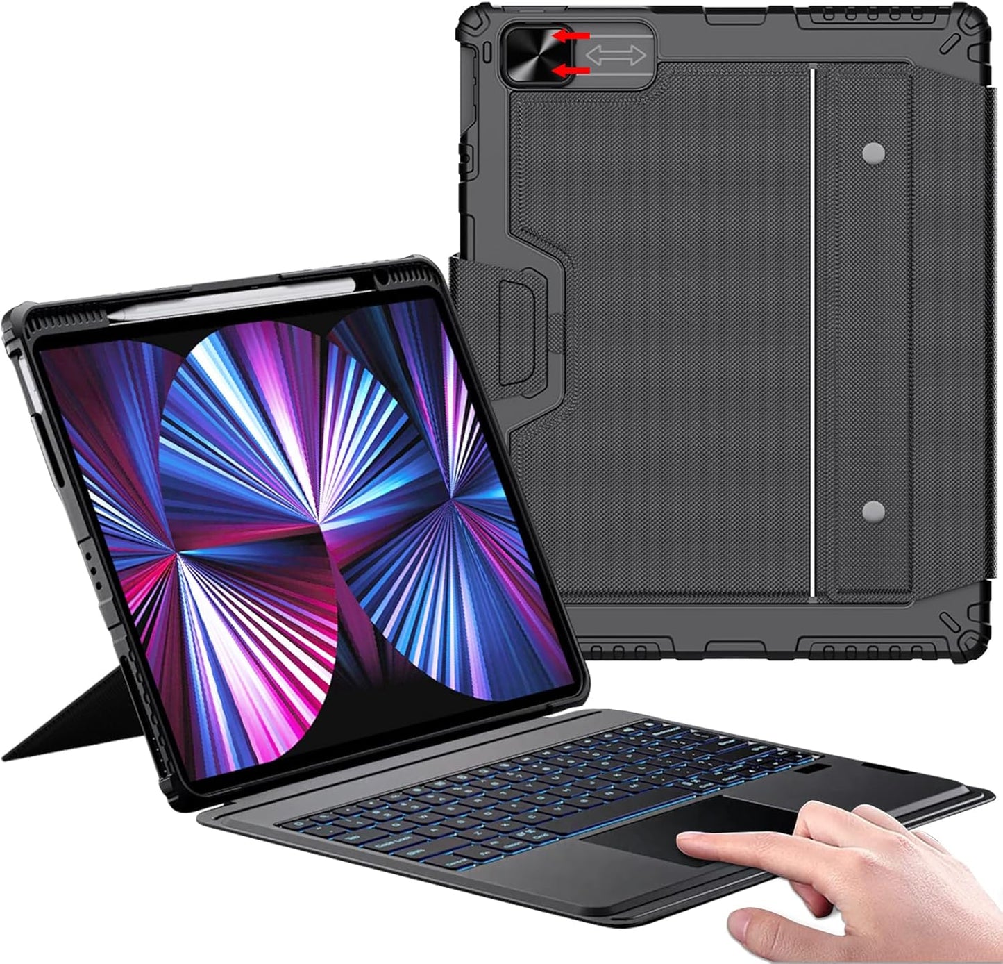 Nillkin iPad Air 13 inch Case with Keyboard and Trackpad