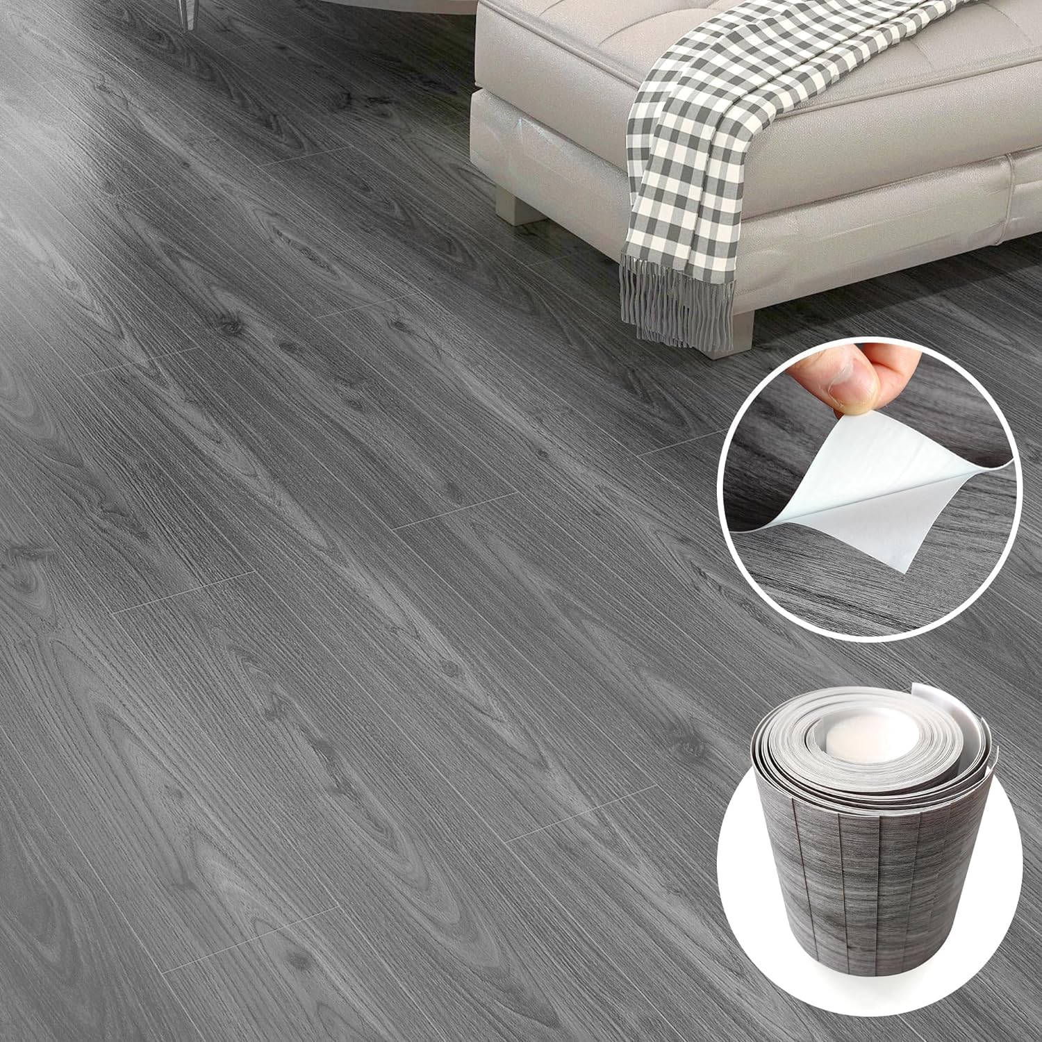 Peel and Stick Floor Tile for Easy DIY Home Renovation
