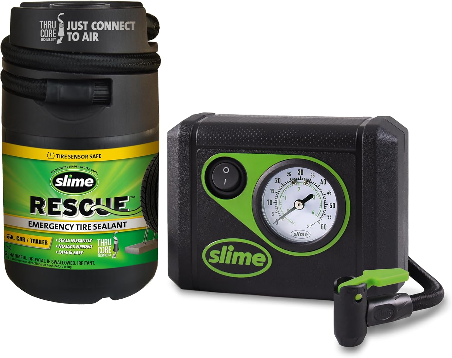 Slime 50138 Flat Tire Puncture Repair Kit for Quick Fixes