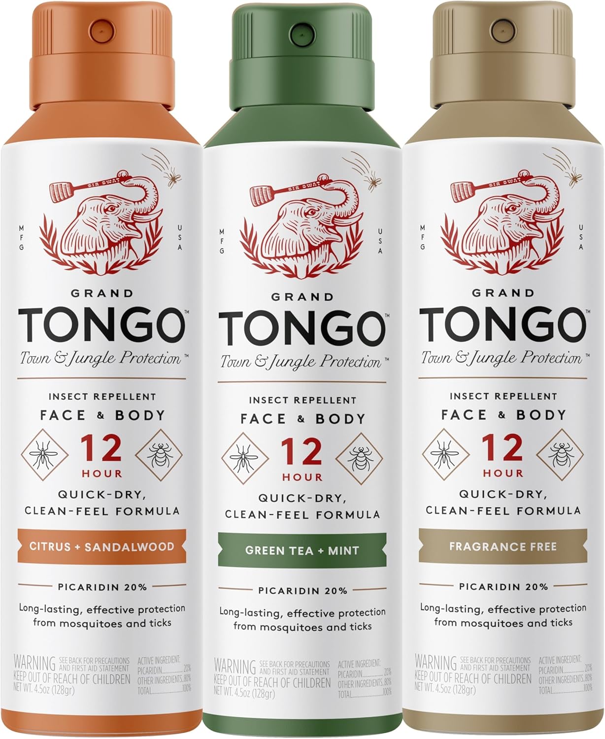 Insect Repellent Variety Pack for 12-Hour Protection from Ticks