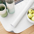 White Countertop Contact Paper Peel and Stick Wallpaper - Thick Matte