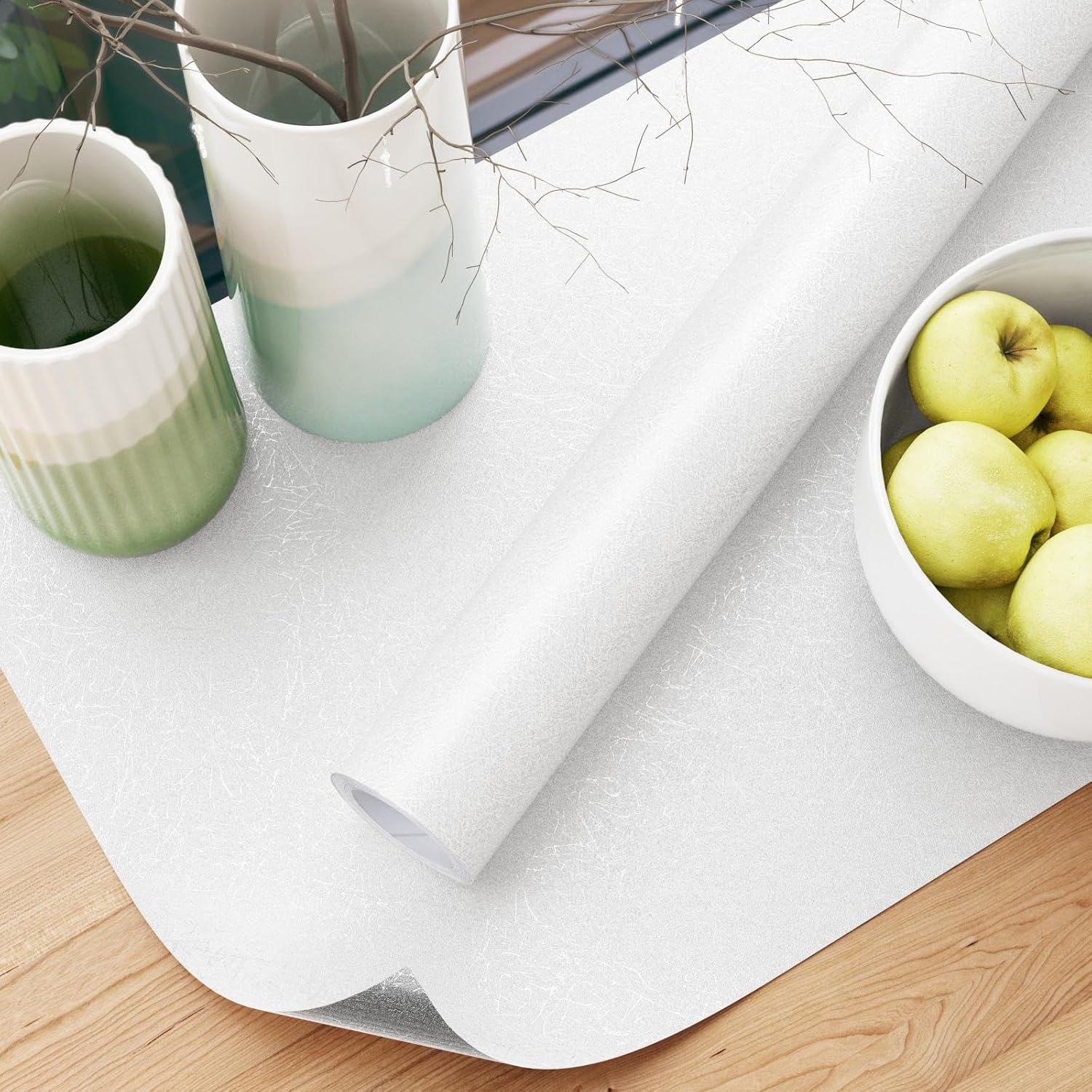 White Countertop Contact Paper for Eco-Friendly Home Upgrade