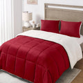 Basic Beyond Twin Comforter Set - Plush Micromink Sherpa Twin