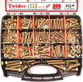 Twidec 808pcs Grade 8.8 Hex Head Nuts and Bolts Assortment Kit