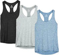 icyzone Women's Racerback Workout Tank Tops Pack of 3