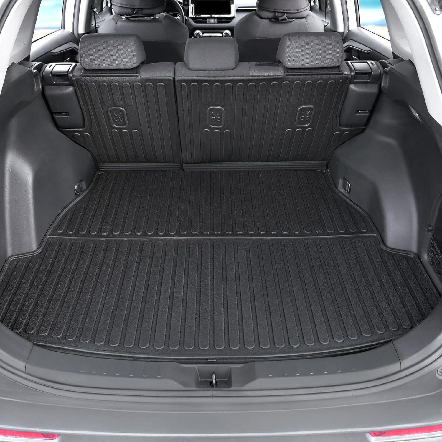 All Weather Cargo Mat for 2019-2025 Toyota RAV4 with Backrest