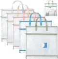 Sew Project Bags 16 x 16 in Quilting Craft Organizer - 5 Pack Morandi