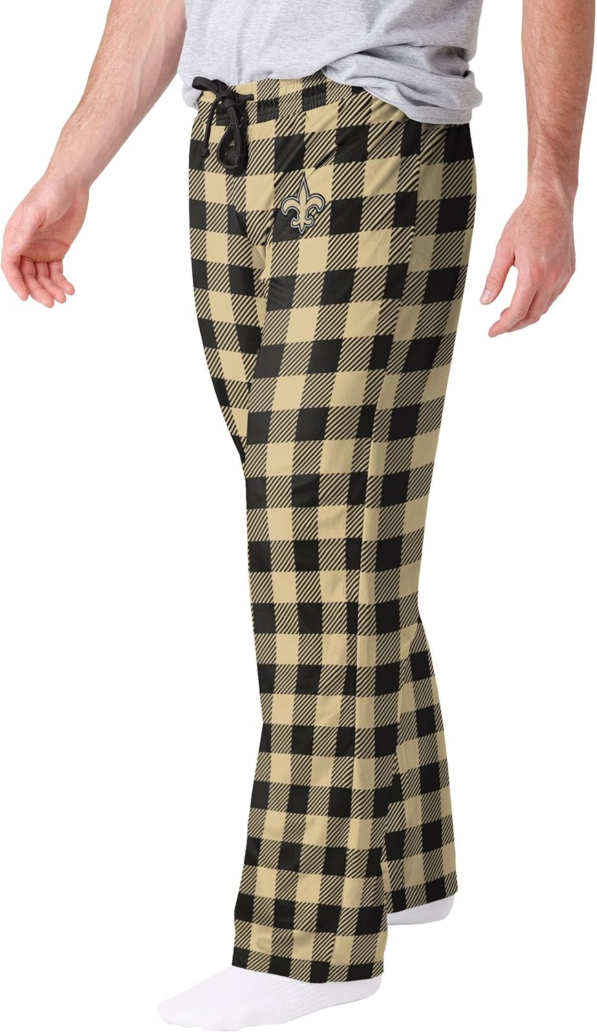 FOCO Men's NFL Team Logo Buffalo Check Lounge Pants Review