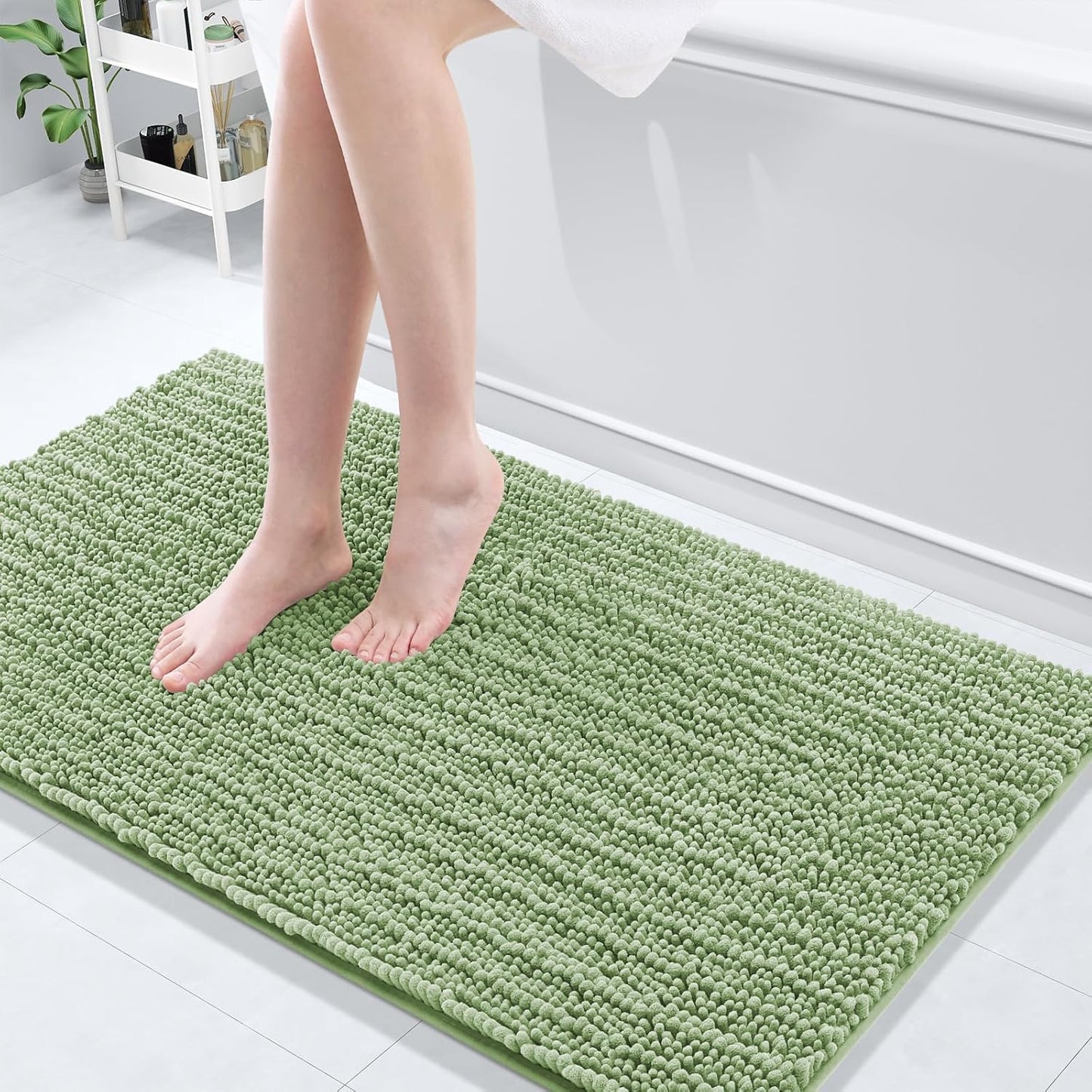 Arotive Luxury Chenille Bathroom Rug Mat for Comfort and Style